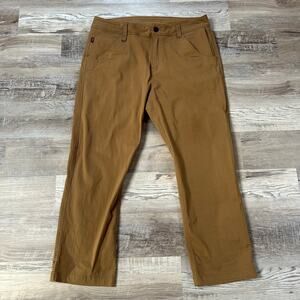 Timberland PRO Work Pants Athletic Fit W40 L30 Brown Utility Stretch Canvas
